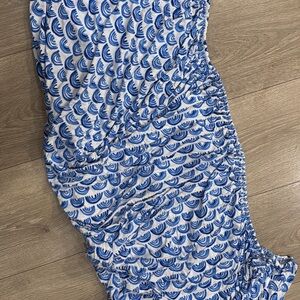 Little Sleepies Blue Rainbow Fitted Crib Sheet